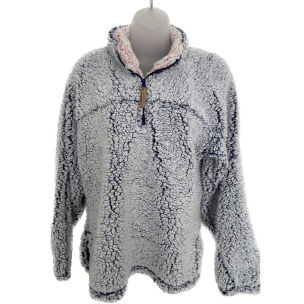 Blue Star fuzzy warm adorable pullover